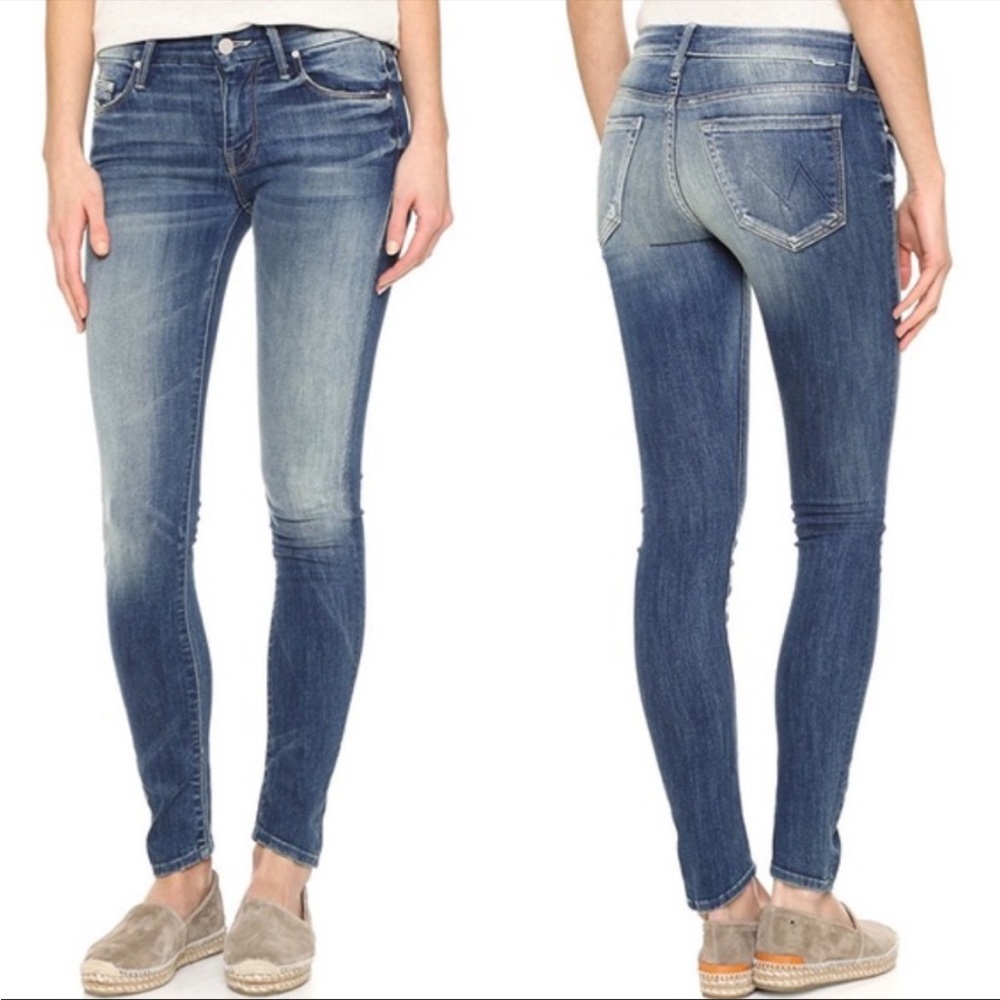 MOTHER The Looker Double Trouble Skinny Ankle Jean